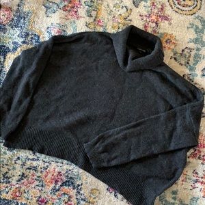 Eileen Fisher Grey merino/cashmere sweater - XL